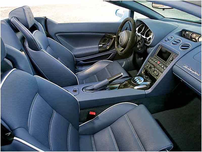 Lamborghini Gallardo Spyder Interior