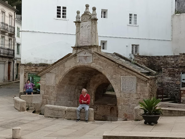 Fotografía de la Fuente de Fontevella en Mondoñedo