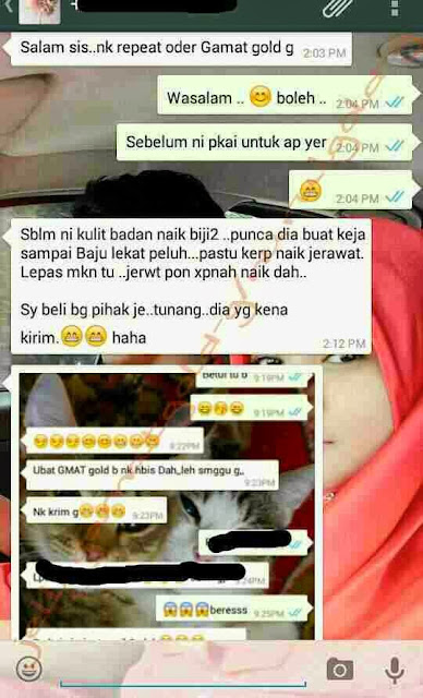 Jelly Gamat Gold-G Malaysia: Testimoni pelanggan Jelly 