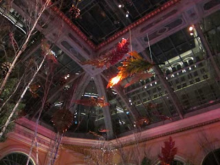 Falling Leaves Inside The Bellagio Conservatory.