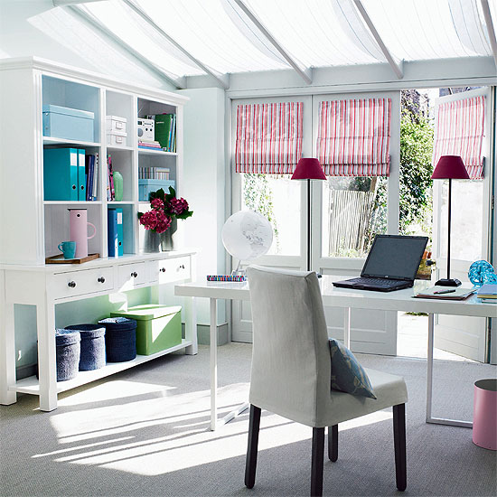 The modern work space from