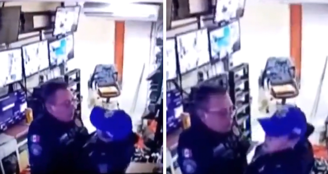 VIDEO/ Policías son captados teniendo relaciones durante su jornada