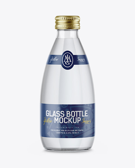 Download Download Clear Glass Water Bottle Mockup - Download the ...