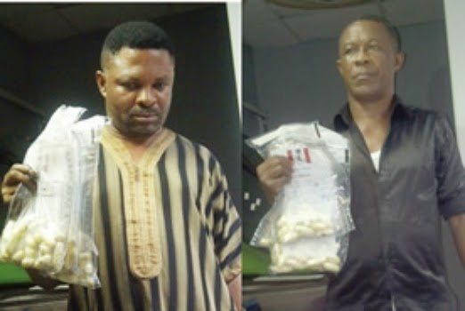 drug dealer ingest cocaine lagos