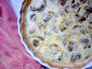 Mushroom Crust Quiche (Pjs) Recipe