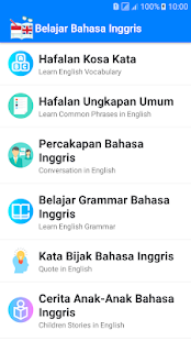 Belajar Bahasa Inggris Sehari hari