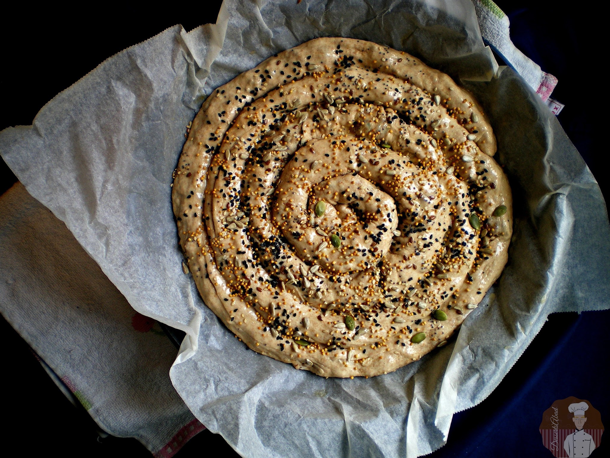 Börek con harina de espelta: montaje terminado