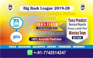 cricket prediction 100 win tips Adelaide vs Brisbane 