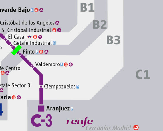 Un nuevo apeadero de Cercanías C-3 en La Tenería en Pinto