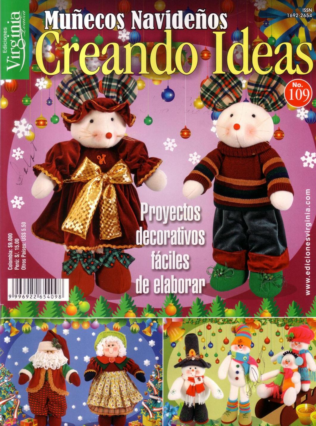 Creando muñecos navideños | Revista de manualidades