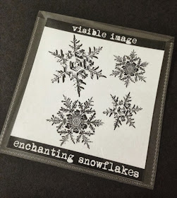 snowflakes stamps visible image