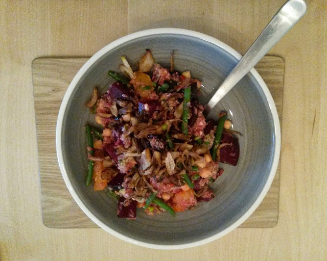 Beetroot, Bean and Quinoa Salad