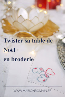 broderie de Noël