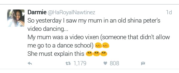  "My mum was a video vixen" - Nigerian lady shocked after she saw her strict mother dancing in old Sir Shina Peter