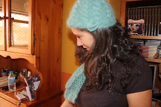 gorro y bufanda de lana