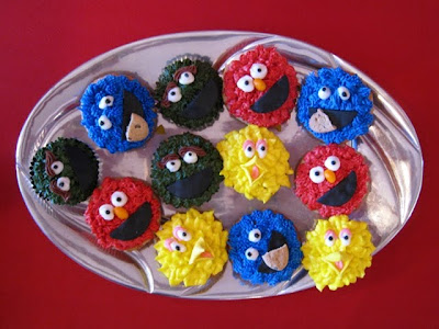 sesame street cupcakes. Sesame Street!