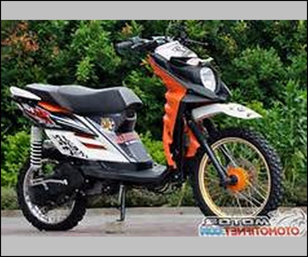 Kumpulan gambar modifikasi motor x ride terbaru trail 