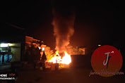 Sebuah Rumah Di Jalan Trans Papua Ludes Terbakar