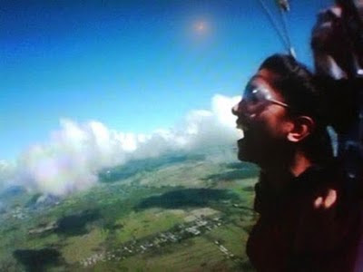 Deepika Padukone Sky Diving