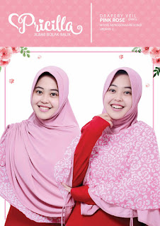 Jilbab Bolak-balik Drapery Veil