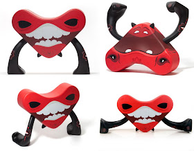 mphlabs x Andrew Bell A-Type Rai Red Vinyl Figure