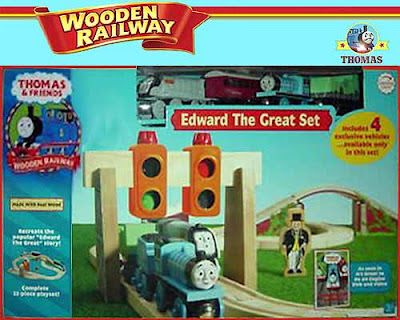 Edward The Great Set Thomas Wooden Railway Train Layout 