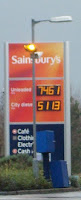 Problem with the Sainsbury's fuel prices?