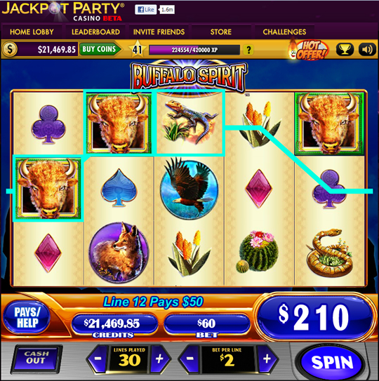 Juego de Casino Buffalo Spirit