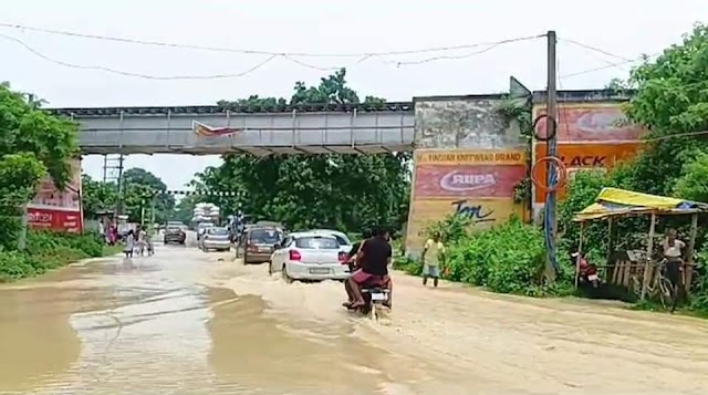 Jarashar river causes flood in Balipara