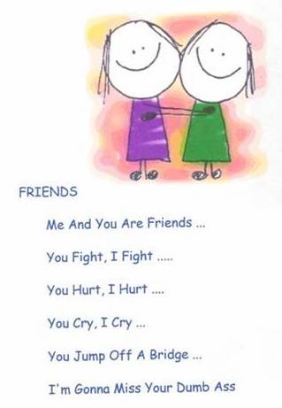 funny friendship poems for | Yellow Baground Wallpaper
