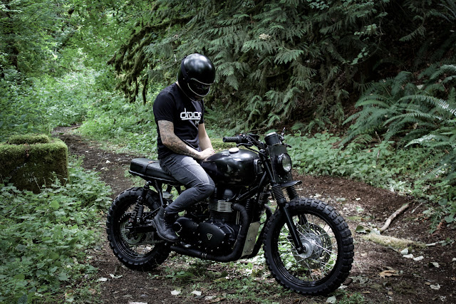 Triumph Bonneville By Droog Moto Hell Kustom