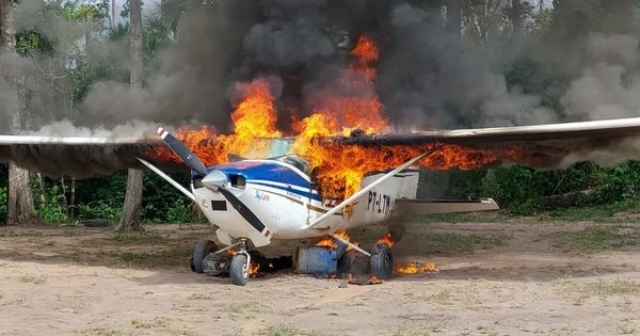 Aeronave é destruída após fechamento do espaço aéreo em terra Yanomami