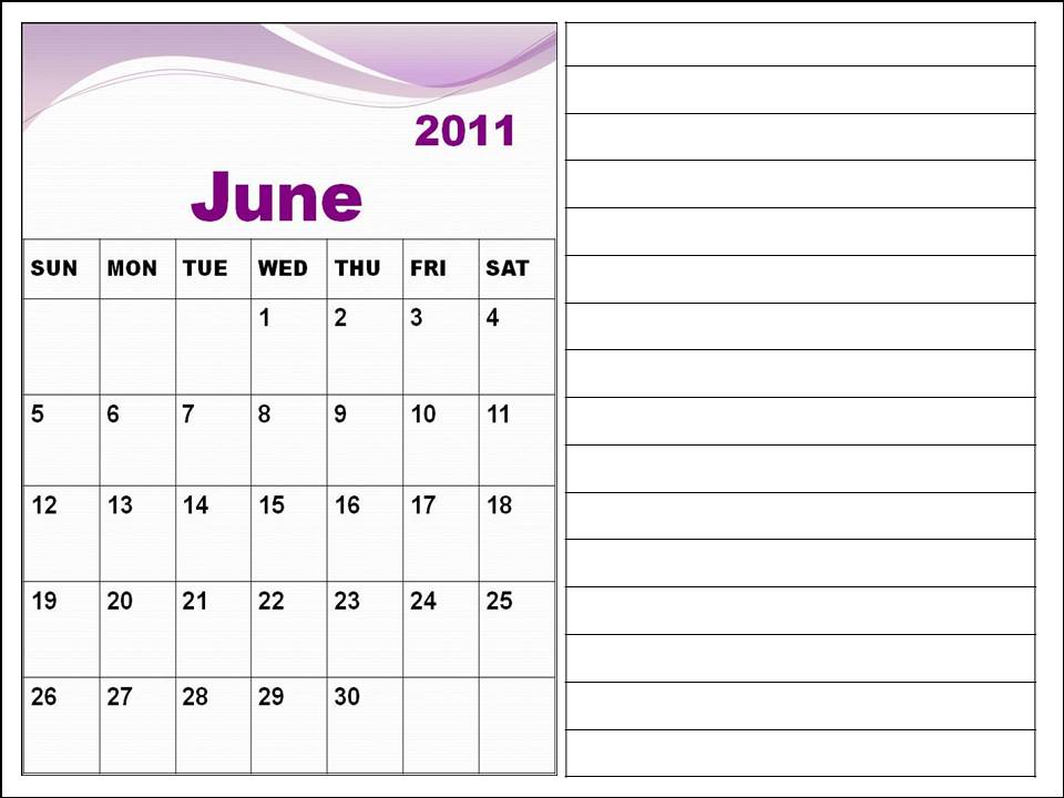 june 2011 calendar images. blank june 2011 calendar.