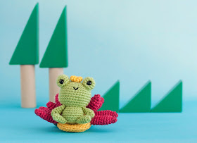 amigurumi rana frog