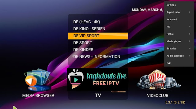 Today's TV: IPTV Channel List for Stbemu Portal 03_07_2023