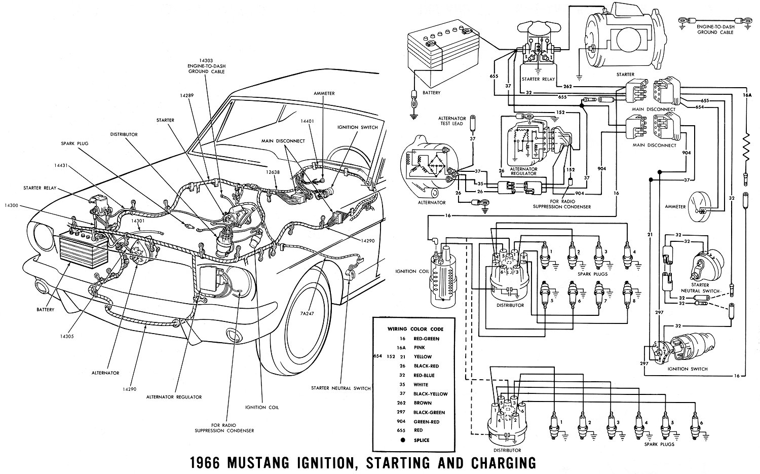 LeLu's 66 Mustang: 1966 Mustang Wiring Diagrams
