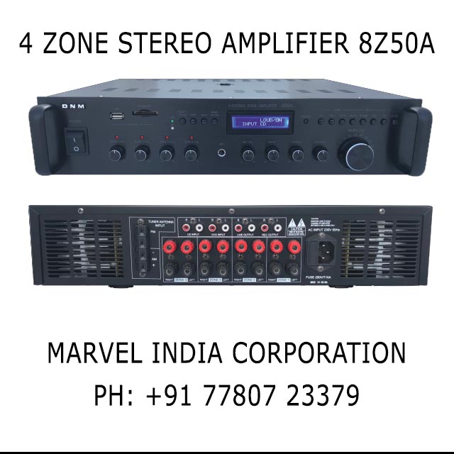 4 ZONE STEREO AMPLIFIER 8Z50A