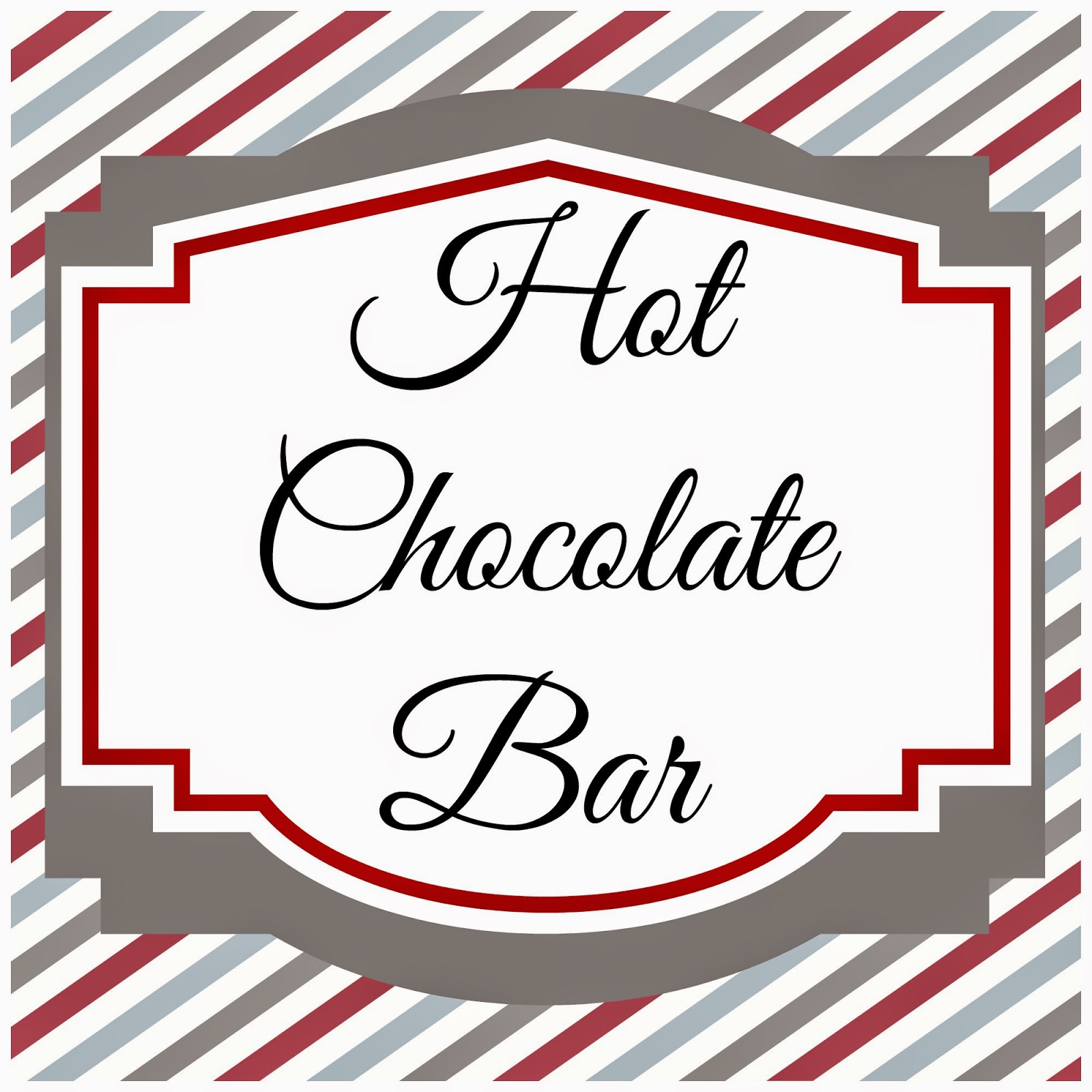 hot chocolate bar free printables written by emilee