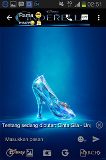 BBM MOD Cinderella 2015 v.2.13.0.26 Terbaru gratis