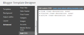 Blogger Template Designer,add css,add custom css,Blogger Template,link underlined,link garis bawah,link