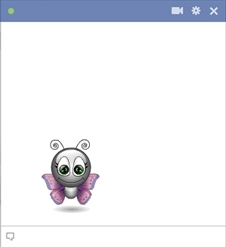 Butterfly Emoticon On Facebook Chat