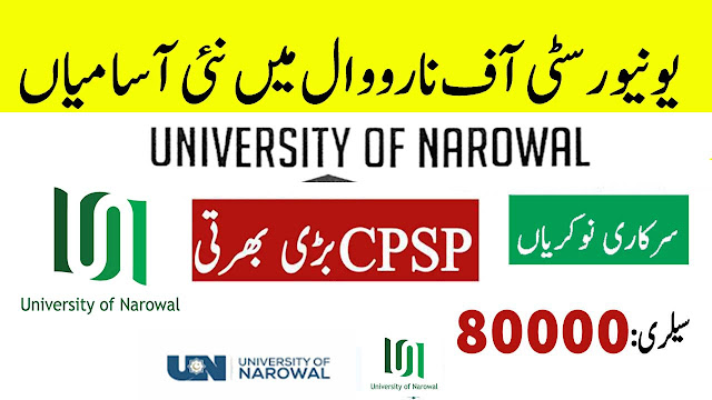 Latest University Of Narowal Jobs Vacancies 2024