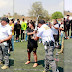 Niñez y juventud juegan fútbol de la mano de la policía Ixtapaluca