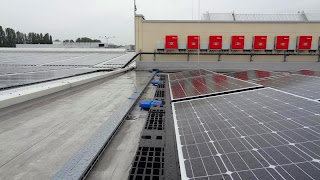 Solar Farm on Membrane Roof