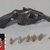 PM prende acusado por porte ilegal de arma, em Patos