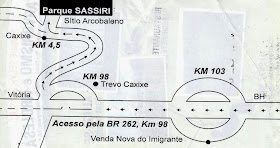 mapa para a Selva Sassiri