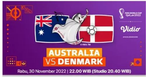 Live Score Sementara Babak Kedua Piala Dunia 2022: Australia vs Denmark 1-0