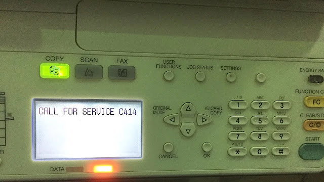 Call for service C413 Toshiba e Studio 2006