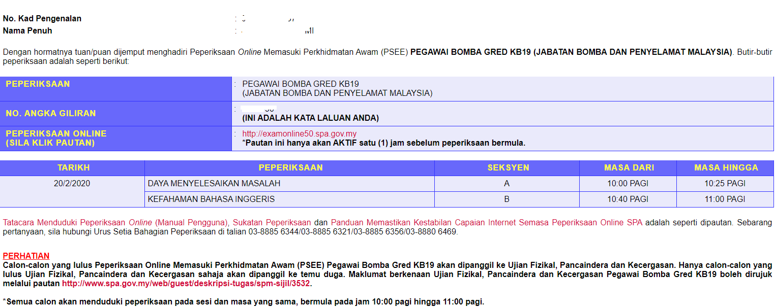 Contoh Soalan Kefahaman Bahasa Inggeris Pegawai Bomba KB19