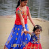 Little Cuties in Heavy work Lehengas